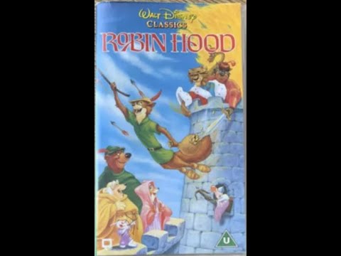 Original VHS Opening and Closing to Disney's Robin Hood UK VHS Tape