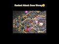 ⚡ I Risked Everything in Ranked Attack!🔥 #coc #clashofclans #gaming #shorts #cocattack #clashon