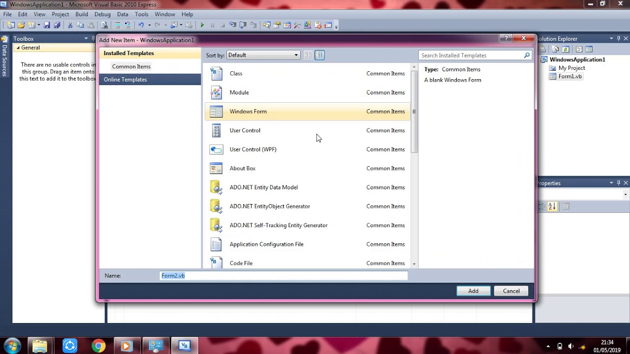 Tutorial membuat File login di Visual Basic - YouTube