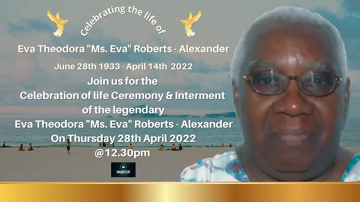 Celebrating the life of Eva Theodora "Ms. Eva" Rob...