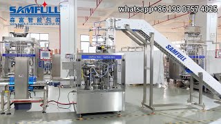 Samfull 3in1 coffee stick bag-in-bag counting packaging machine and premade pouch filling machine