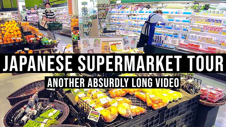 Awesome Japanese Supermarket Tour at Inageya   [4K...