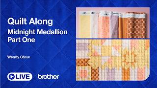 Free Quilt Along: Midnight Medallion Quilt Kickoff | At Your Side Virtually! EP 569