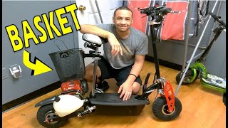 Electric & Gas Scooter Basket - Alvey Tech Wire Basket