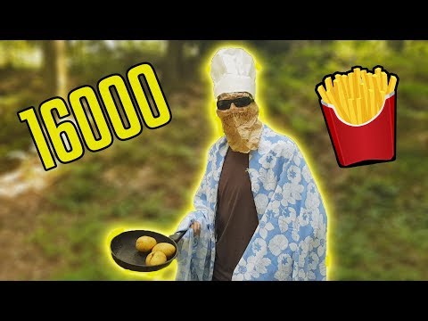 HOW TO MAKE FRENCH FRIES IN THE FOREST! - 16000 Subscriber Special (Thank You!)