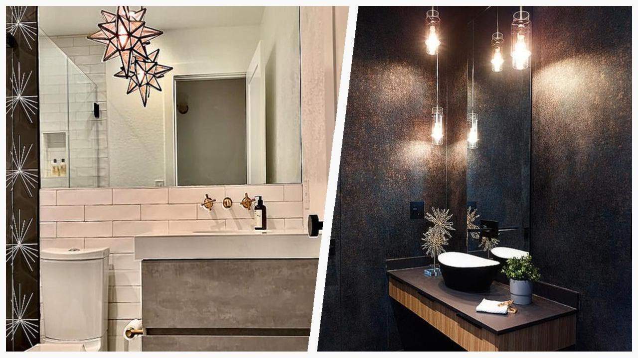 75 Black Floor Powder Room With Flatpanel Design Ideas You'll