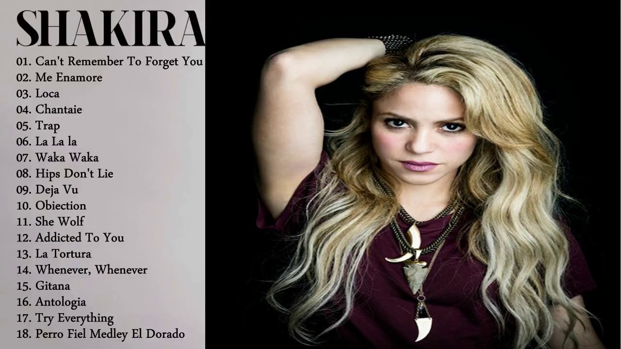 Opstå Mandag Anstændig Shakira Greatest Hits Full Cover - Shakira Best Songs - Shakira Best Songs  Collection - YouTube