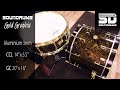 TEST#5 - Grosse caisse et Caisse Claire Aluminium 3 mm Gold Graphic | SOUNDRUMS