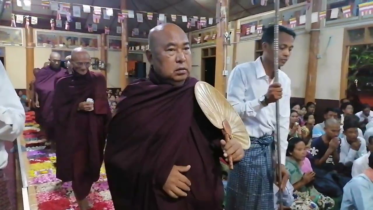 နေပြည်တော် ပုဗ္ဗသီရိ​မြို့နယ် ကိုရွာသပြေကုန်းရွာ၏လပြည့်နေ့တရားပွဲ