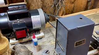 Vibration reduction in my wood lathe.