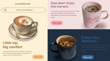 Figma Café Website Design Tutorial | Step-by-Step UI/UX for Beginners