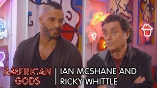 Famous Behind The Scenes with Ian McShane and Ricky Whittle | American Gods Profile