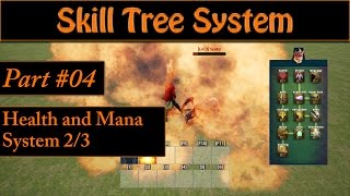 [Eng] Ability/Skill Tree System: Adding an Advanced Health and Mana System 2/3 #04