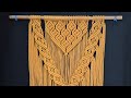 Macrame wall hanging design 4mm pure cotton #macrame #macrametutorial #diymacrametutorial