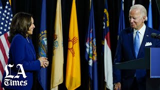 Joe Biden and Kamala Harris make first appearance as Democratic ticket