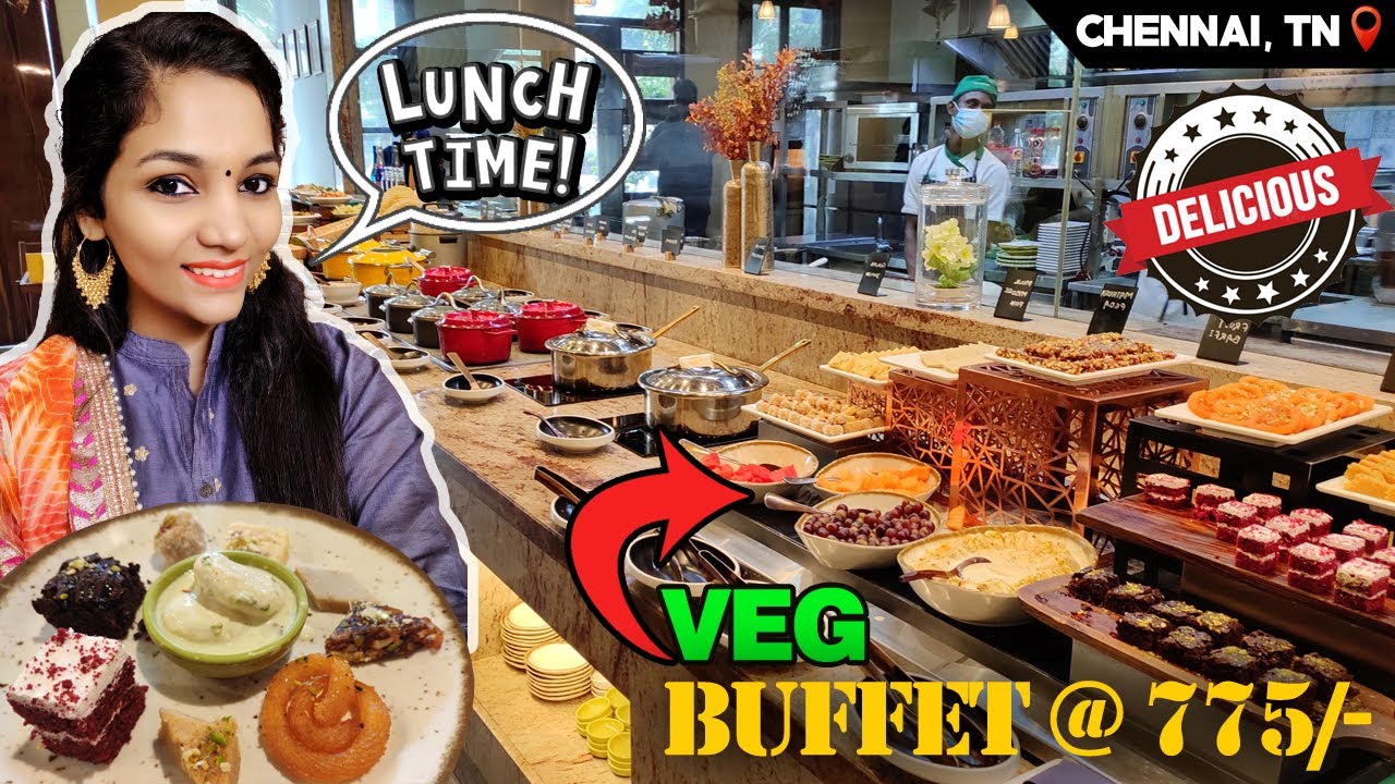 Veg buffet @775 | 100% Vegetarian BBQ | Restaurant vlog episode 01 | Suduthanni