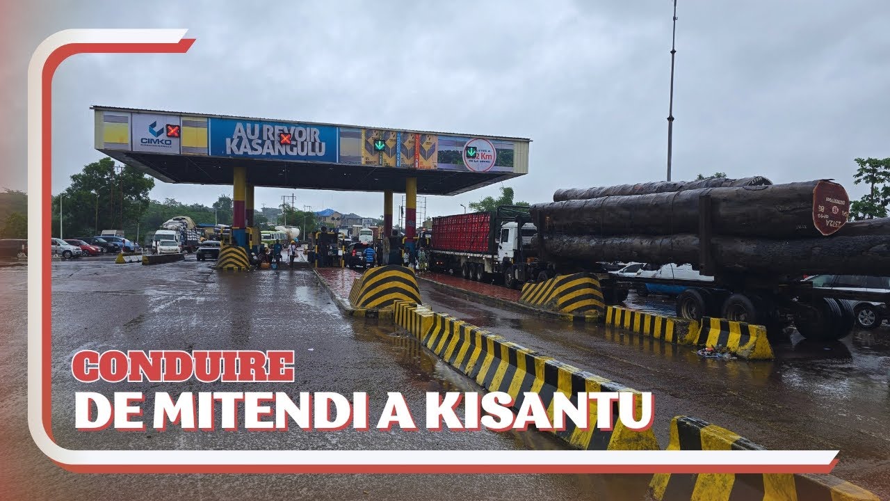 Conduire sous la pluie de MITENDI à KISANTU