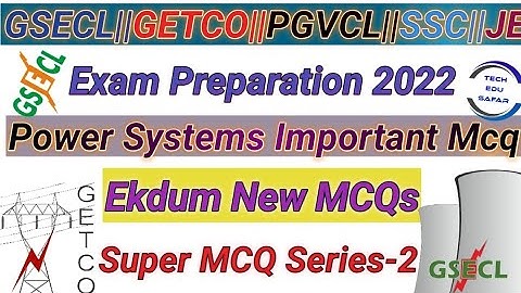 Power System Important Mcq||Part 2||Electrical Engineering Mcq||GSECL||GETCO||PGVCL||GATE Exam