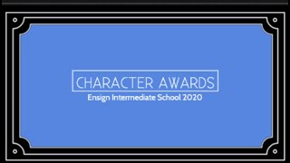 Seventh Grade Character Awards 2020