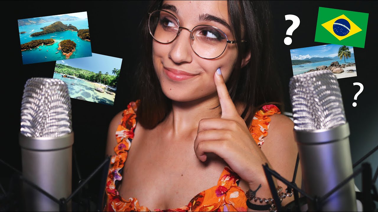 ASMR em Portugues | Perguntas Frequentes Sobre o Brasil! 🇧🇷 🥰