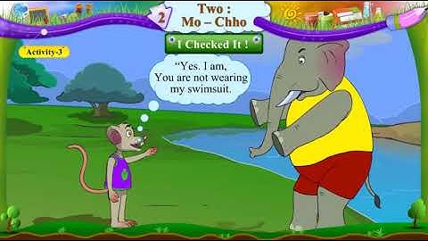 std 6 II ENGLISH II UNIT 2 TWO MO CHO II ACTIVITY 3 AND 4  II I CHECKED IT