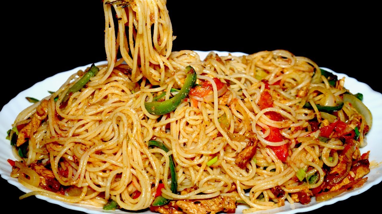 EASY DELICIOUS ONE POT SPAGHETTI RECIPE. AMAKARONI AVANZE N'IMBOGA. 