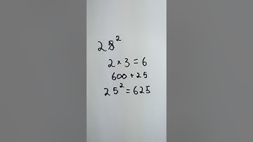 squaring trick for numbers ending in 5