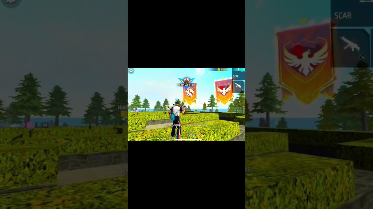 garena free fire 🔥 in br ranking for scar game only danyal for gaming in Free fire 