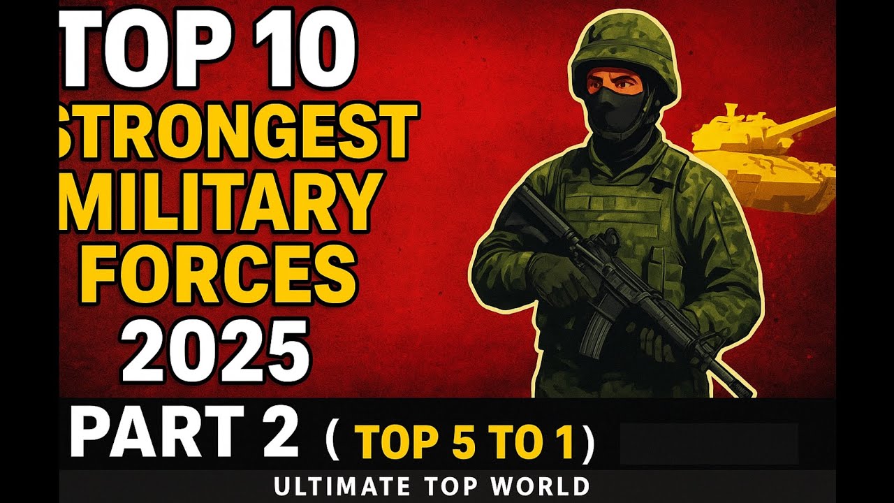 Top 10 Strongest Military Forces in the World 2025 | PART 2 (Top 5 to 1)