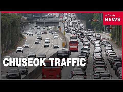 Chuseok traffic clogs highways as travelers head to and from hometowns