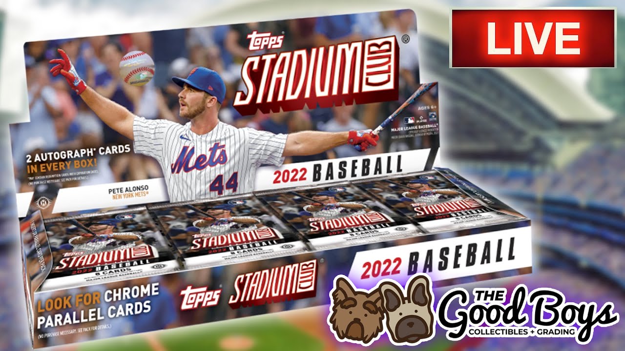 2022 Topps Stadium Club Hobby Box Break YouTube