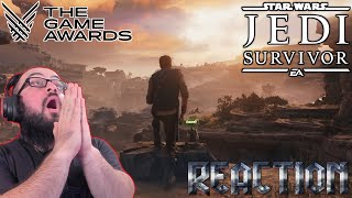 GAME OF THE YEAR 2023?! | Star Wars Jedi Survivor | Official Reveal Trailer (REACTION)