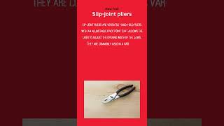 Slip joint pliers