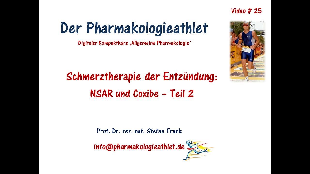 Schmerztherapie der Entzündung: NSAR und Coxibe - Teil 2 !
