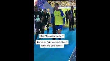 Thumbnail of Angry Cristiano Ronaldo Screams At Kid Who Says Lionel Messi Is Better At Football 🤬