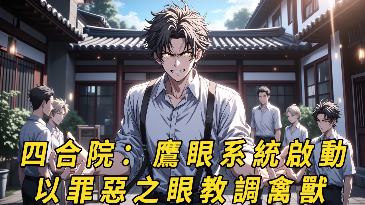 主角意外穿越進情滿四合院的世界，醒來即激活超強鷹眼系統，開局就獲得逆天技能「罪惡之眼」！一眼勘破虛偽，直視人心陰惡，從此在四合院裡，賞善罰惡從不手軟，專門教調院裡那群蠅營狗苟的禽獸！#穿越 #動漫