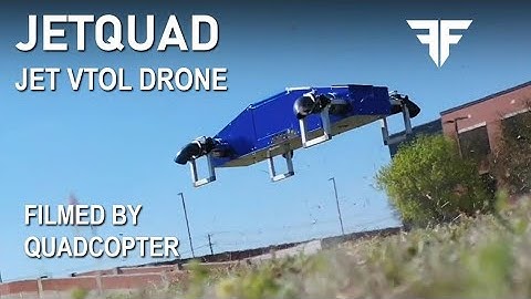 JetQuad Test Flight Filmed by Quadcopter
