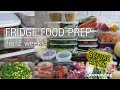 #FRIDGE FOOD PREP for 2 weeks 🥦 Organizing fridge | Lakukan ini untuk lebih hemat dan efisien waktu