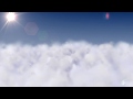 3 Hours of Flying Above the Clouds HD Screensaver Video