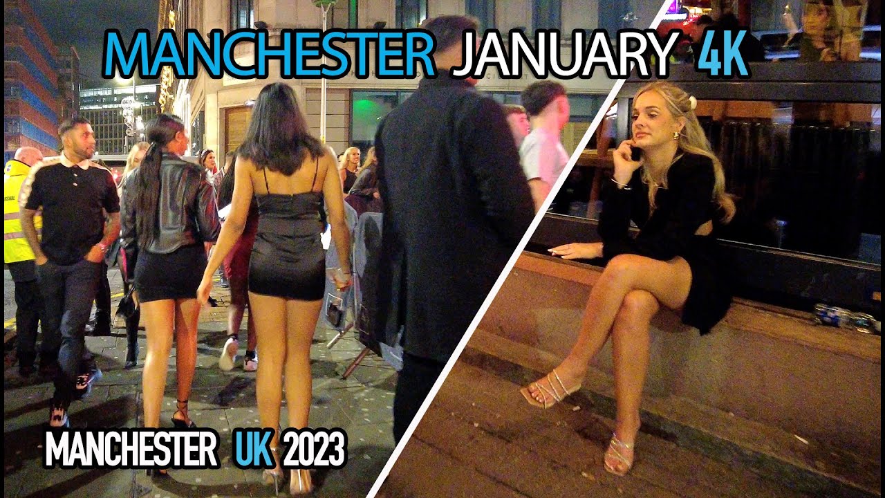 MANCHESTER NIGHT LIFE : JANUARY 2023 PART 1  (04℃) 4K 