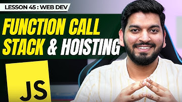 Variable/Function Hoisting && Function Calls in JS || JavaScript Series 2024