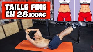 Une taille plus fine en 28jours ! (défi gainage entrainement)