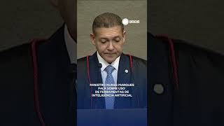 Ministro Nunes Marques fala sobre uso de inteligência artificial. 📲 #RecordNews #Notícias #Shorts