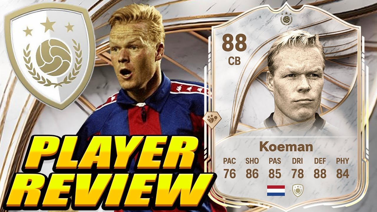 88 Koeman Player Review! Icon Koeman Review! 88 Ronald Koeman Review - EA FC 26 Ultimate Team