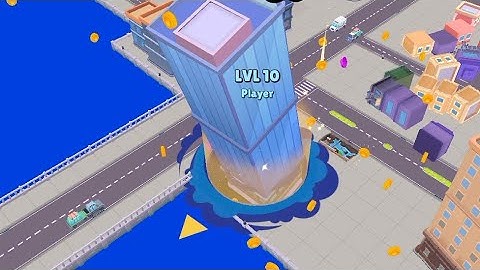 Hole.io - Big Hole City #2 Gameplay Walkthrough Android iOS