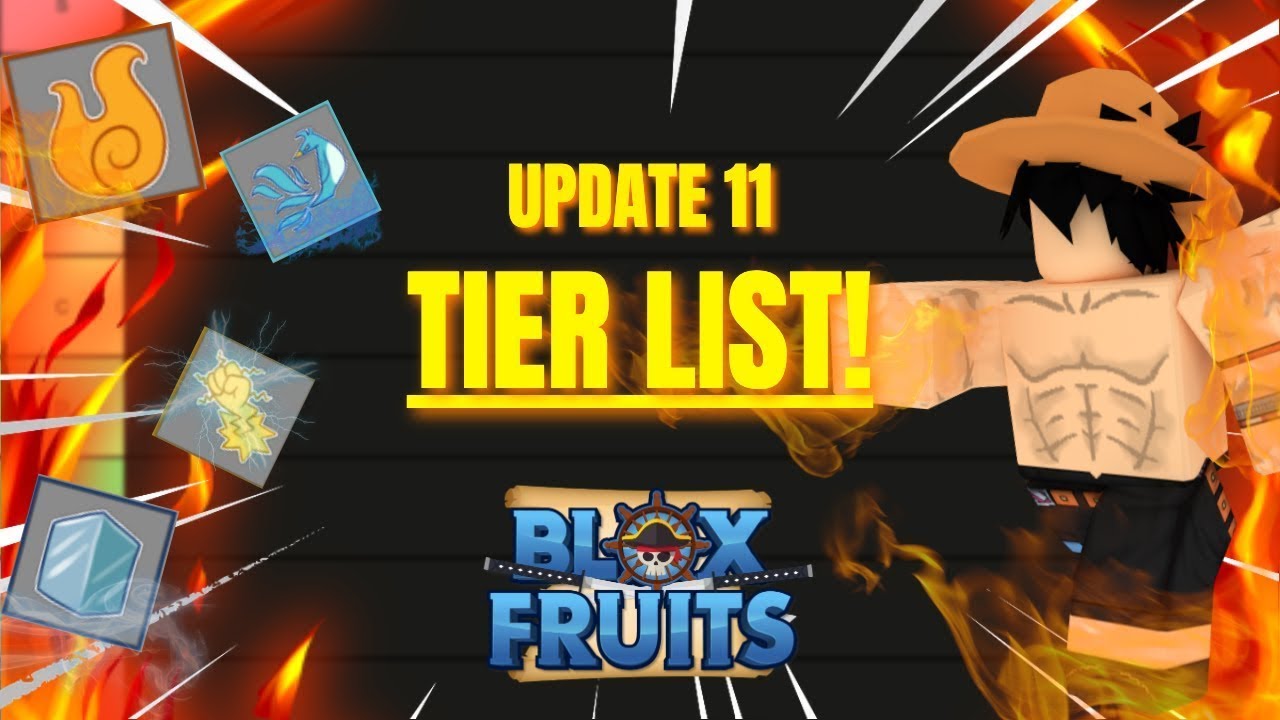 TIER LIST DE BLOX FRUITS!!!! (UPDATE 11) - YouTube