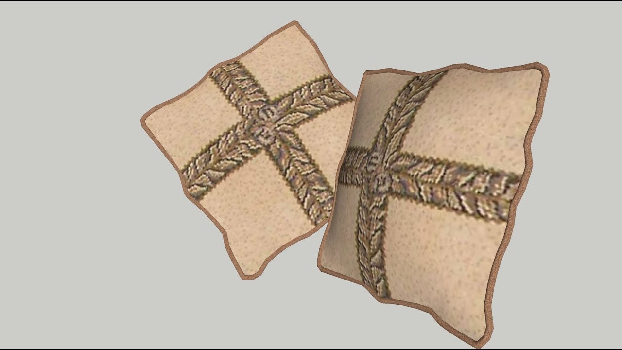Soft Cushion with piping Tutorial for Sketchup with Sound YouTube