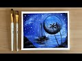 Amazing Ship Seascape Painting for Beginners || Acrylic Painting Tutorial