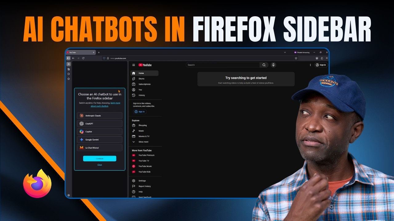 Firefox AI Chatbots Sidebar (ChatGPT, Gemini, Claude) - YouTube