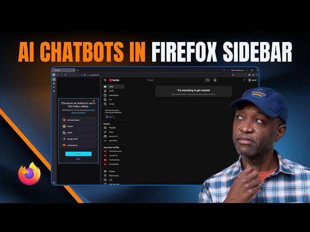 Firefox AI Chatbots Sidebar (ChatGPT, Gemini, Claude) - YouTube